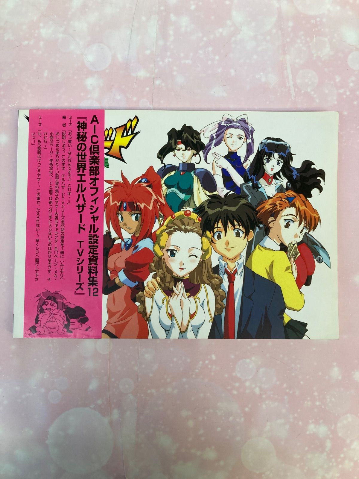 神秘の世界エルハザード OVA 設定資料集 広店】初版 神秘の世界エルハザード TVシリーズ 設定資料集 帯付き