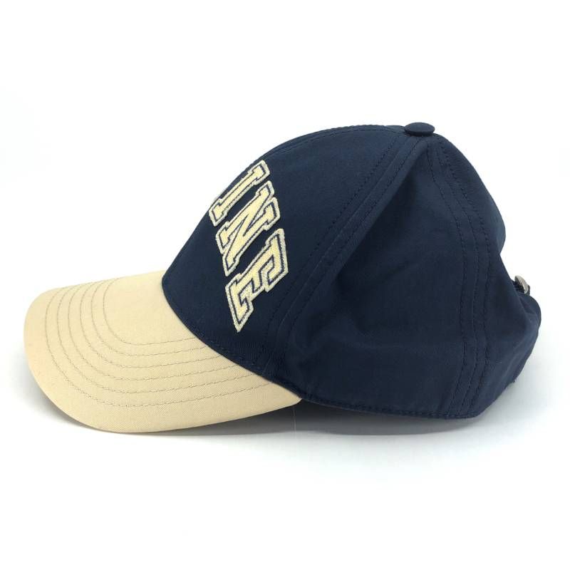 美品】CELINE セリーヌ／カレッジパッチ ベースボールキャップ／M／面