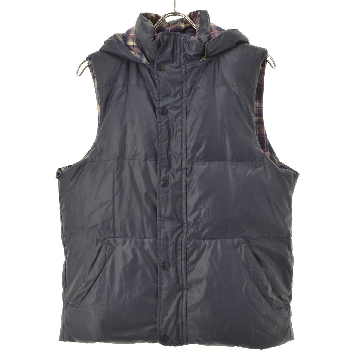 リバーシブルダウンベスト 10th ANNIVERSARY】【はっ水】ストレッチタフタリバーシブルダウン