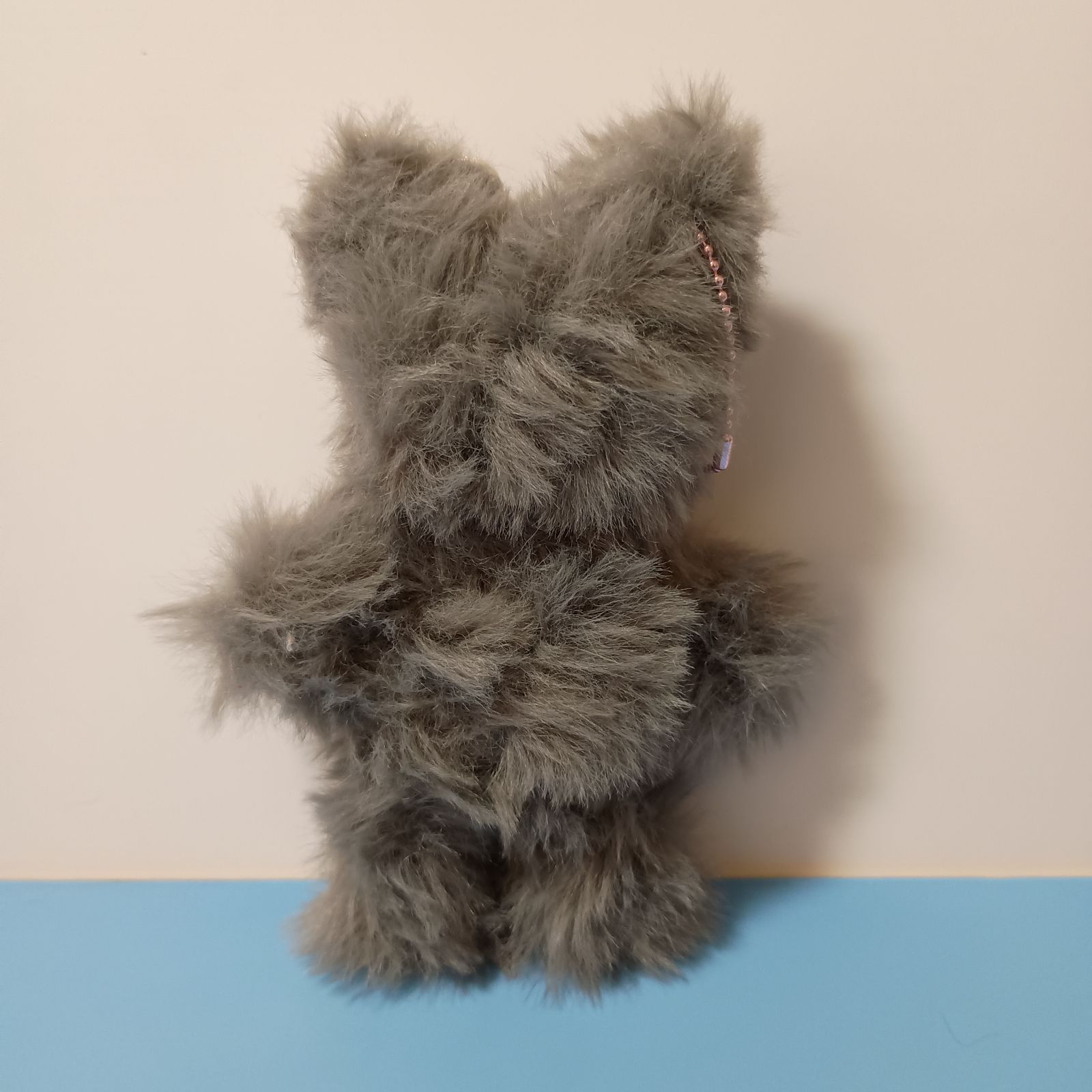 グレーのプリンセスわんちゃん モールドールチャーム モール人形【ぽて