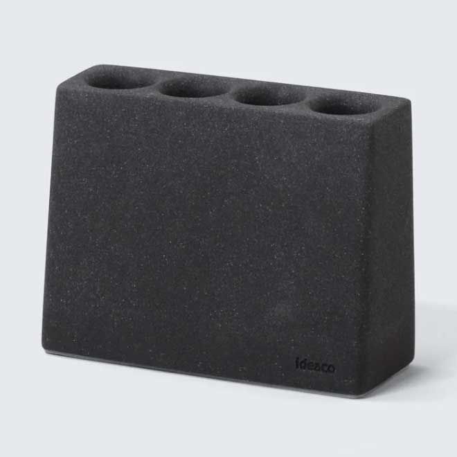 新品 送料無料 傘立て 環境にやさしい イデアコ 4本挿し アンブレラスタンド スリム2 ideaco Umbrella Stand slim2 stone ストーンサンドブラック ｜沖縄発送不可【SPORTUS】