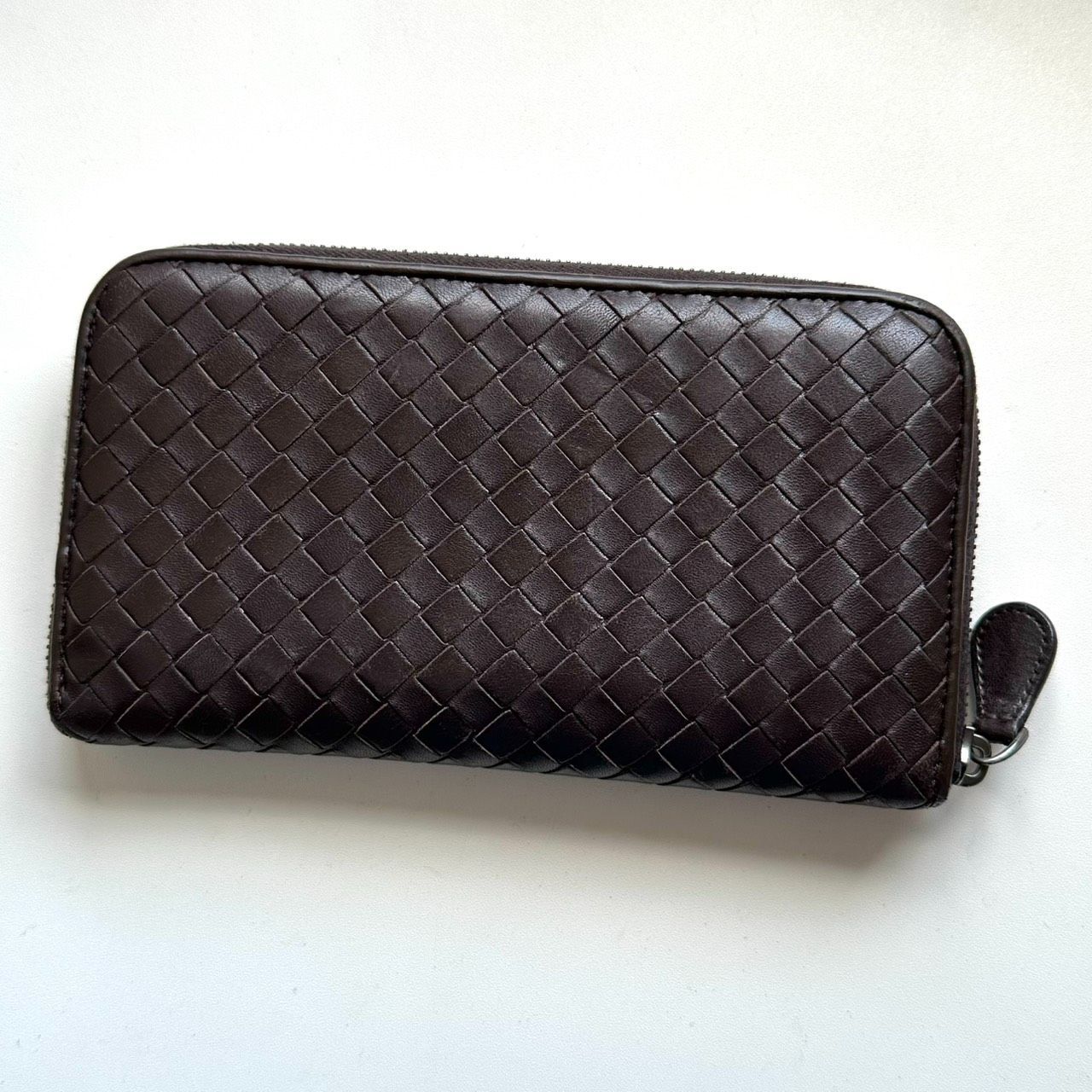 ボッテガヴェネタ BOTTEGA VENETA 長財布 イントレチャート ダーク