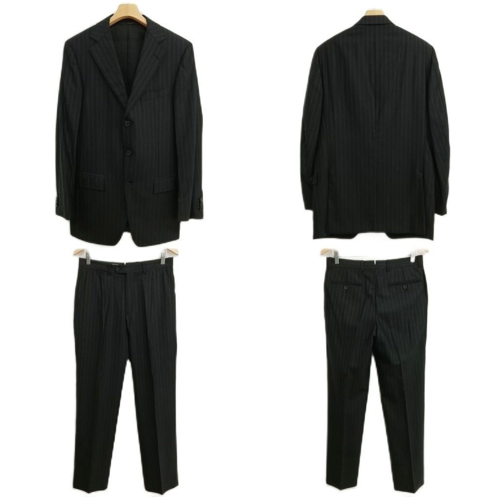 エルメネジルドゼニア Ermenegildo Zegna ストライプ シングル 3B