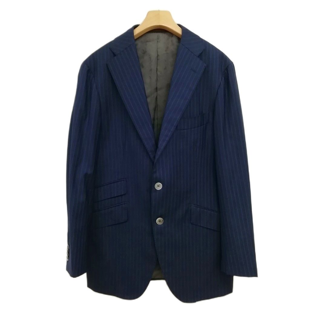 ユニバーサルランゲージ ネイビー ビジネススーツ ロロピアーナフォーシーズンズ ユニバーサルランゲージ ネイビー ビジネススーツ ロロピアーナ