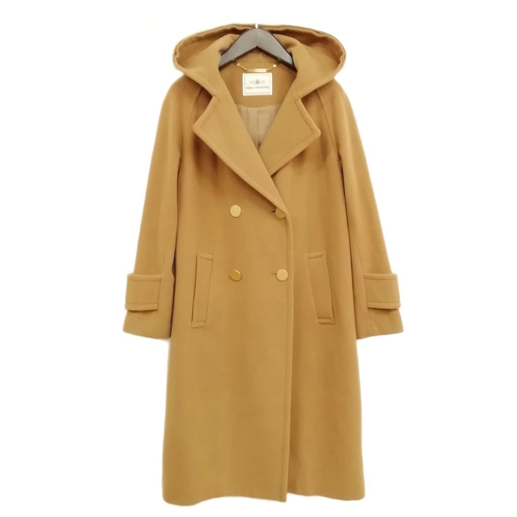 グレースコンチネンタル GRACE CONTINENTAL ウール フーデット ロング