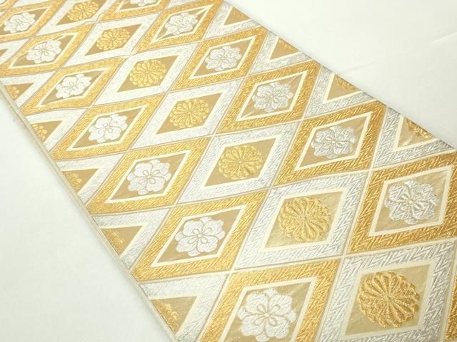 平和屋着物◎六通柄袋帯 花菱文 金銀糸 正絹 逸品 DAAZ8990qa - メルカリ
