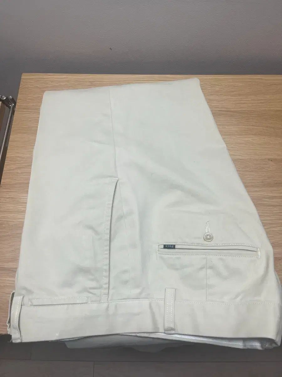 ポロ ベージュ スリムフィット チノ パンツ 32x32