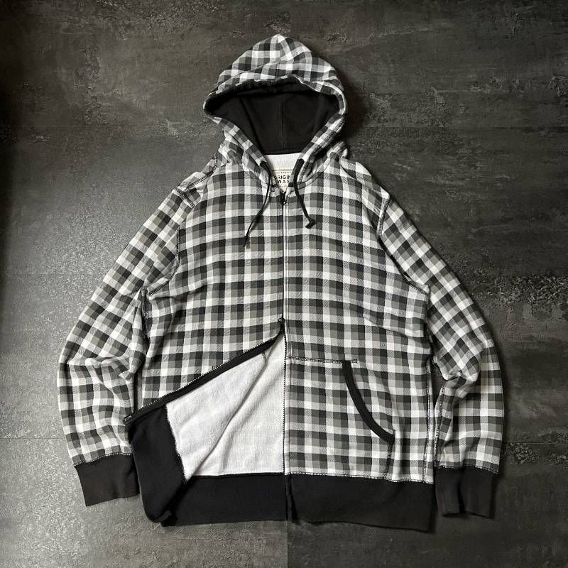 トップス uniqlo border double zip hoodie cboy y2k OLD UNIQLO double zip up hoodie y2k 廃盤 - メルカリ