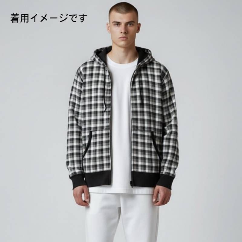 トップス uniqlo border double zip hoodie cboy y2k OLD UNIQLO double zip up hoodie y2k 廃盤 - メルカリ