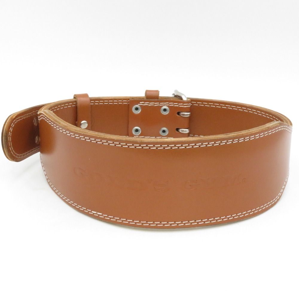 トレーニングベルト ゴールドジム プロレザーベルト XLサイズ - メルカリ