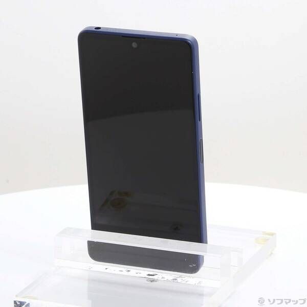 中古品〕 Xperia Ace III 64GB ブルー A203SO Y!mobile SIMフリー【344