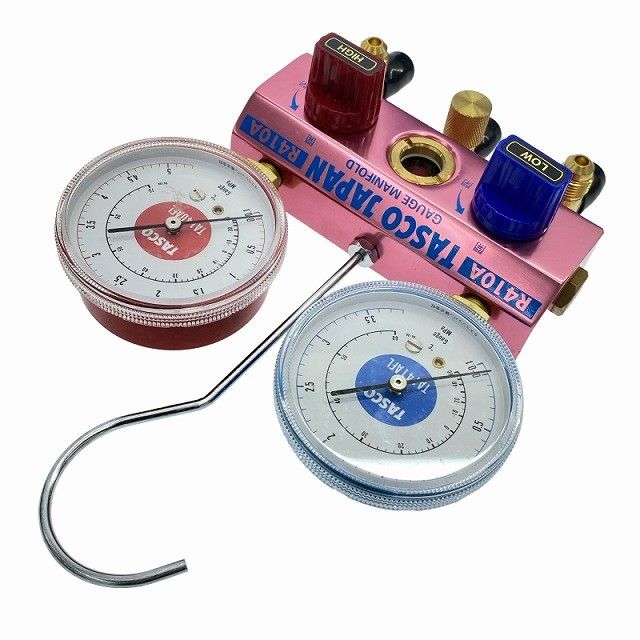 ☆美品☆TASCO タスコ R410A/R32ゲージマニホールドキット エアコン