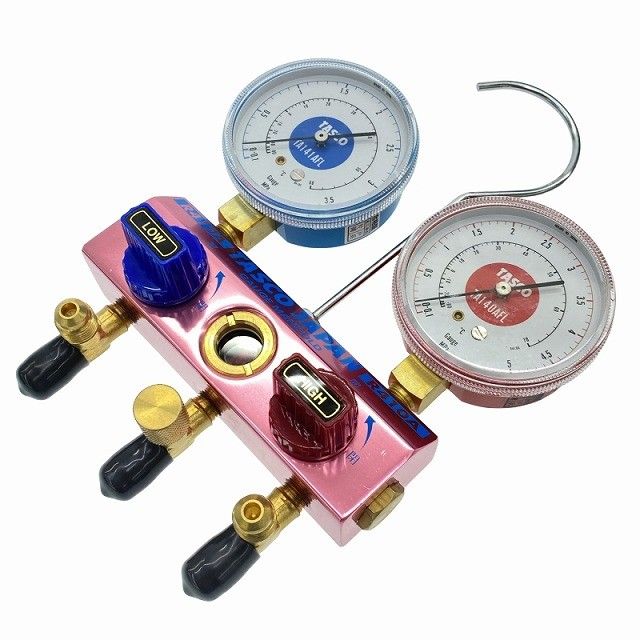 ☆美品☆TASCO タスコ R410A/R32ゲージマニホールドキット エアコン