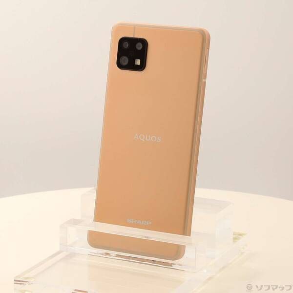 中古品〕 AQUOS sense6 64GB ライトカッパー SH-RM19 楽天 SIMフリー