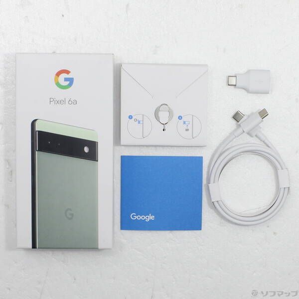 中古品〕 Google Pixel 6a 128GB セージ GB17L au SIMフリー【276