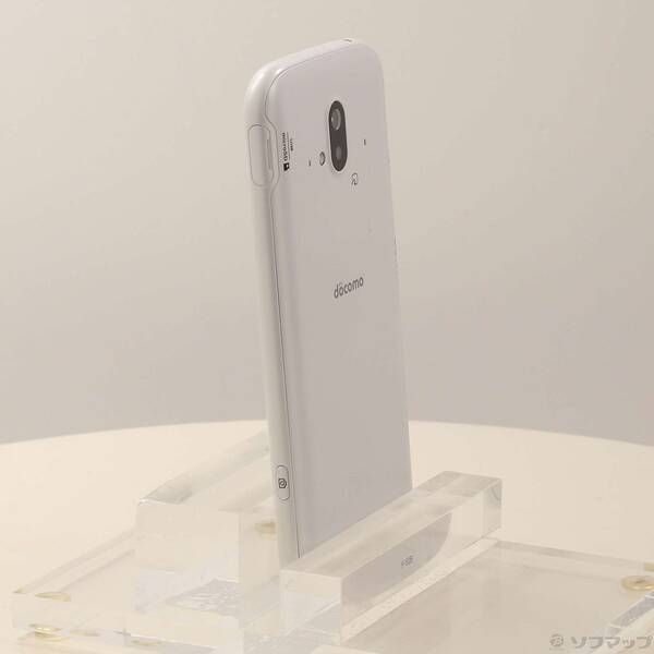 中古品〕 らくらくスマートフォン 64GB ホワイト F-52B docomo SIM