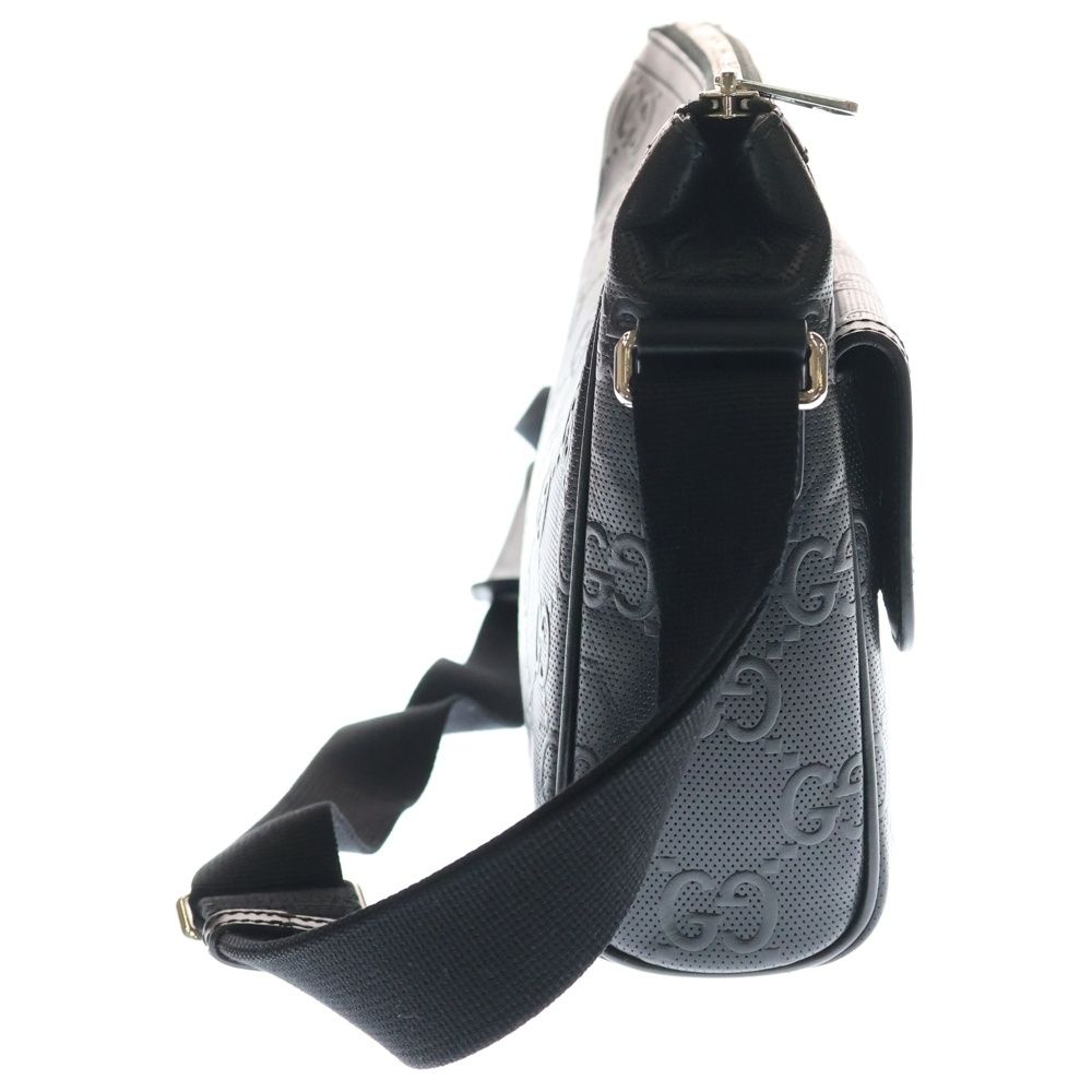 GUCCI (グッチ) GGエンボス メッセンジャーバッグ ショルダーバッグ