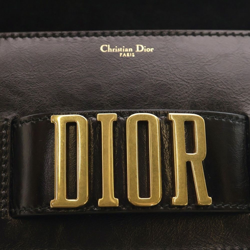 Christian Dior ゴールド金具 CDロゴ クラッチバッグ Christian Dior (クリスチャンディオール) デュオレボリューション