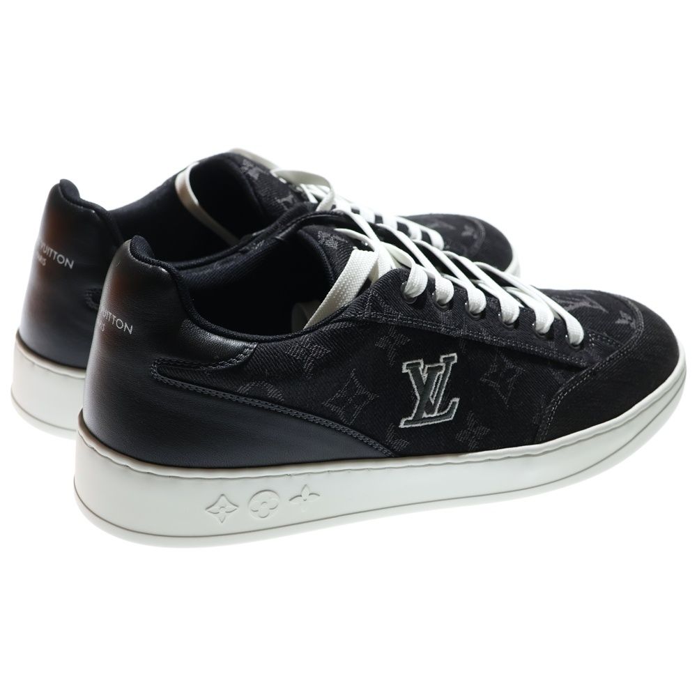 【定価20万】Louis Vuitton モノグラム スニーカー27CM ルイ・ヴィトン「ミニ・モノグラム」柄のメンズ白レザースニーカー