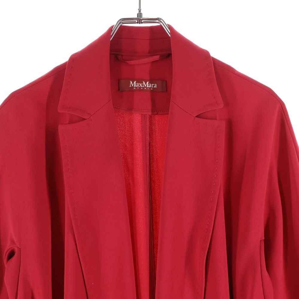 Max Mara (マックスマーラ) トリアセテート テーラードカラー ガウン