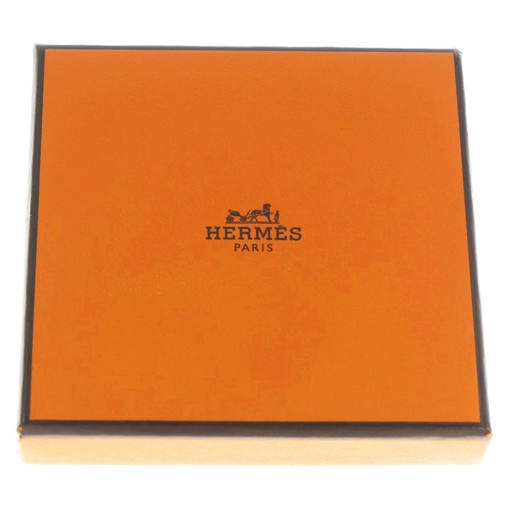 HERMES (エルメス) バスティア コインケース 小物入れ オレンジ系 トゴ