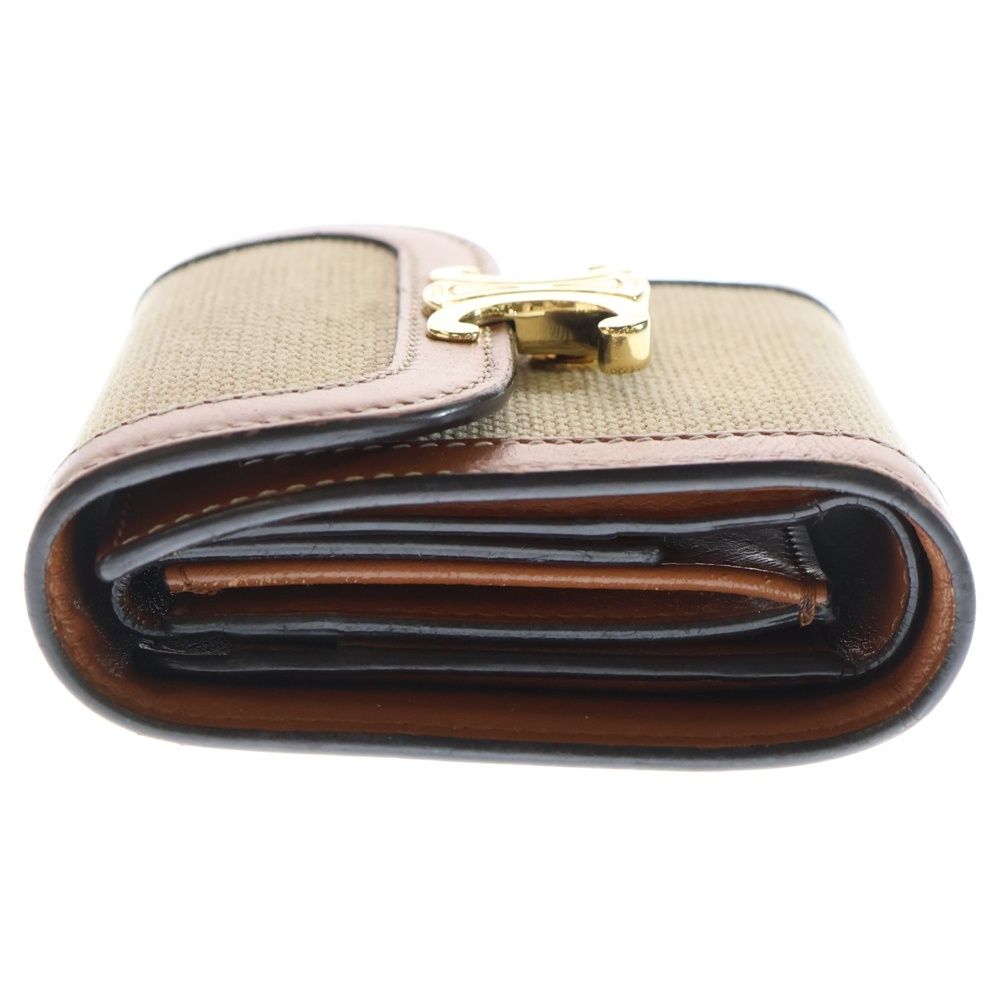 CELINE (セリーヌ) トリオンフ コンパクトウォレット 三つ折り財布