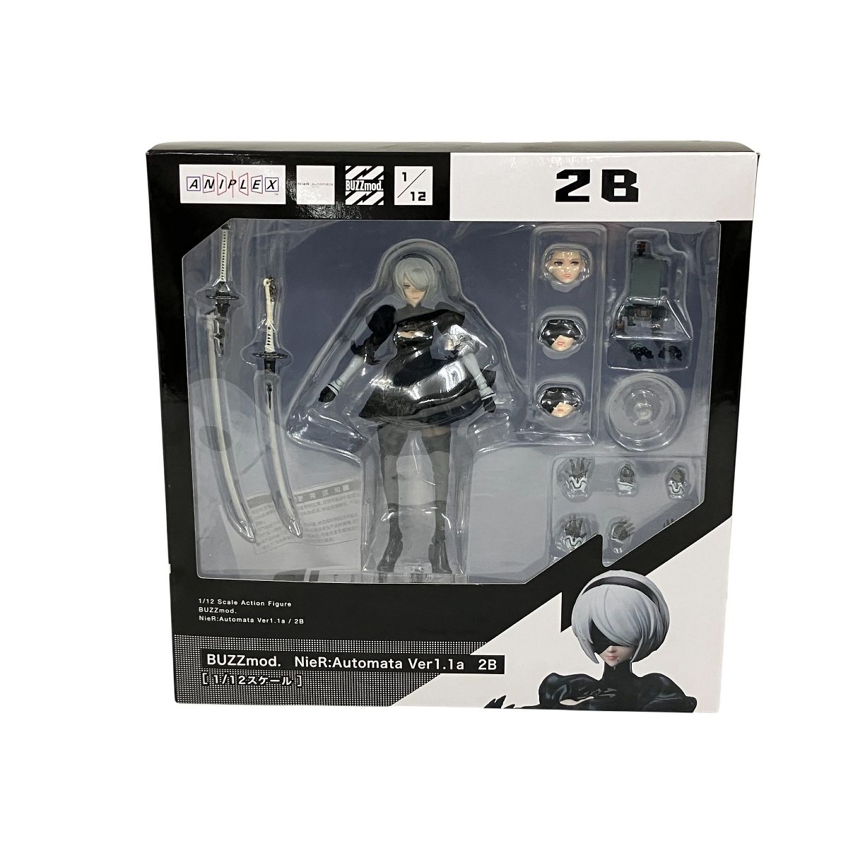 ANIPLEX BUZZmod. NieR:Automata Ver1.1a 2B 1/12スケール フィギュア
