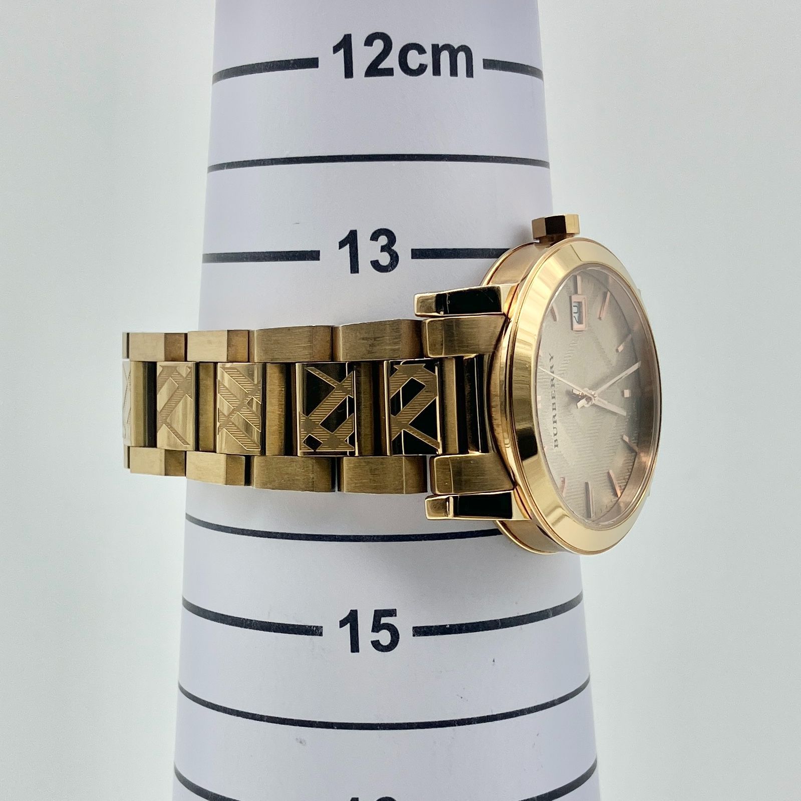 美品】バーバリー BURBERRY BU9146 腕時計 ザ・シティ チェック柄