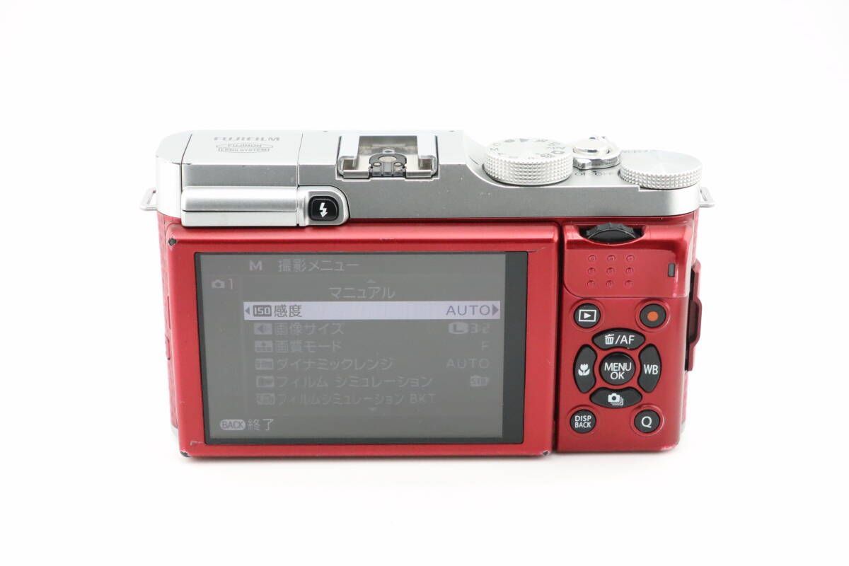 ☆良品☆フジフイルム FUJIFILM X-A1 ボディ レッド 充電器付☆ W1218