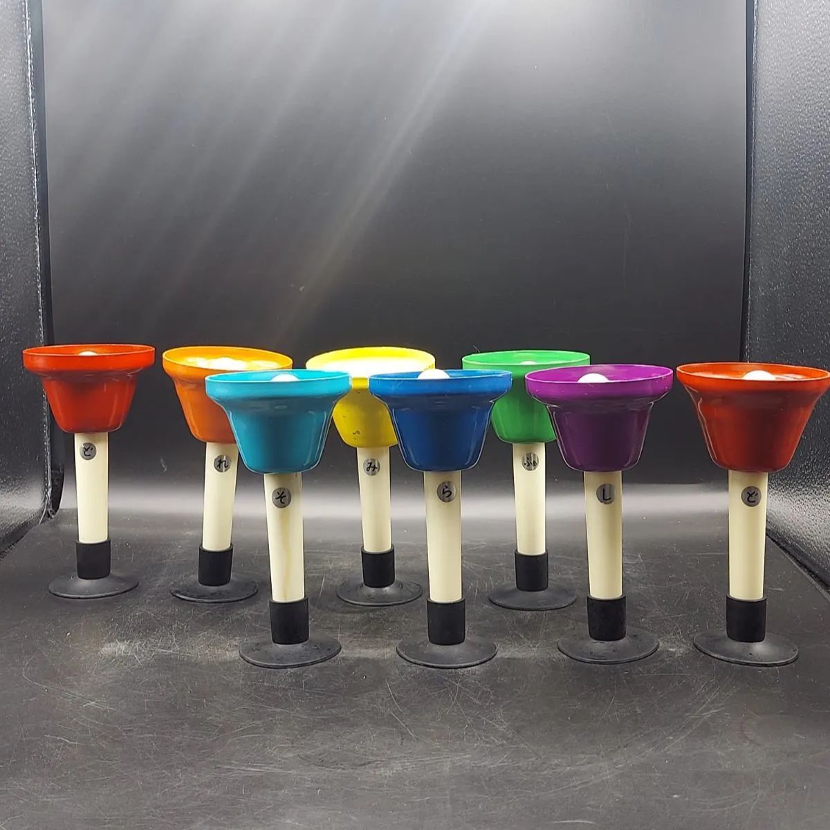 美品 河合楽器 メロディーベル ハンドベル 1401 8音 3セット 生産終了品 美品 河合楽器 メロディーベル ハンドベル 1401 8音 3セット 生産終了