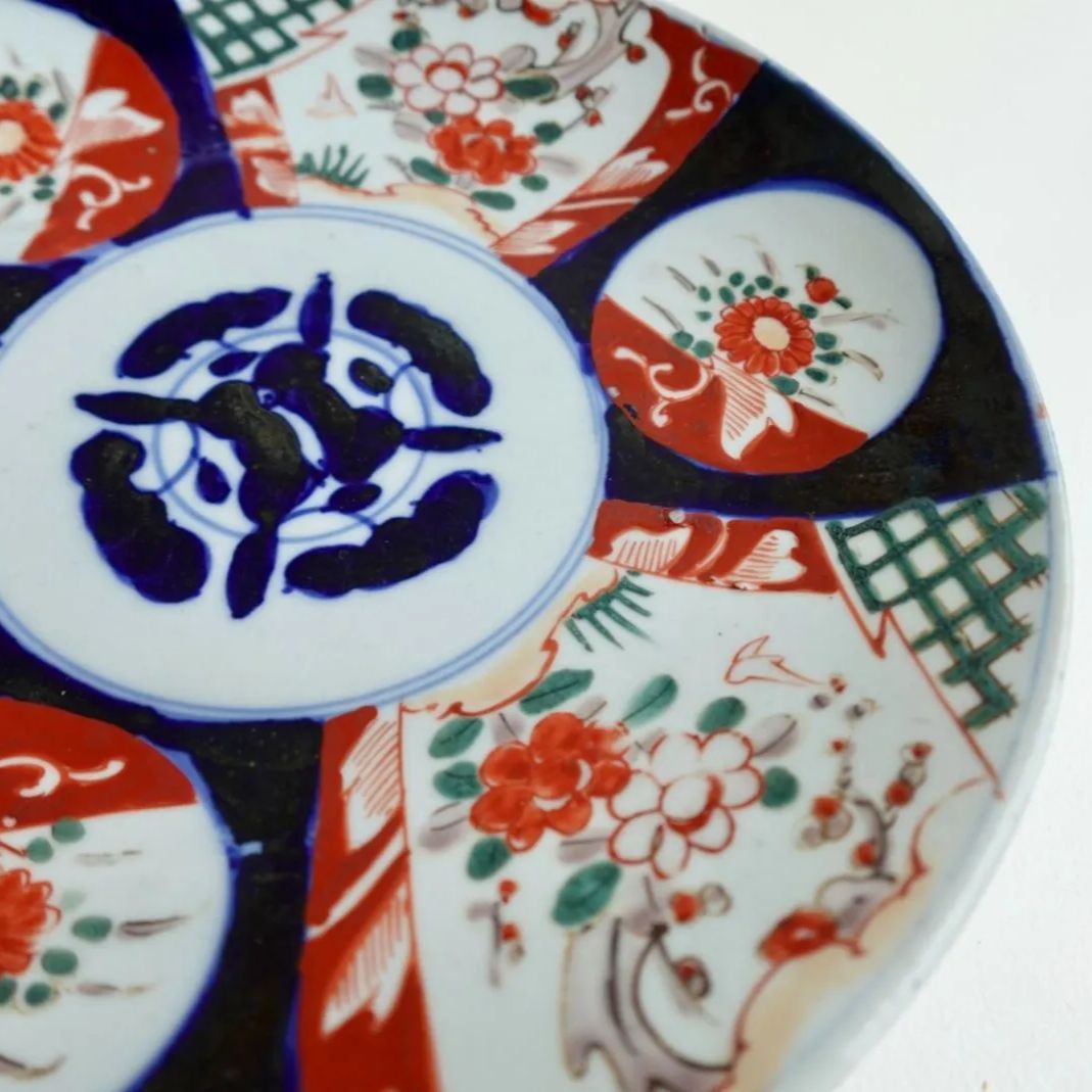 アンティーク品】古伊万里 大皿 色絵皿 - メルカリ