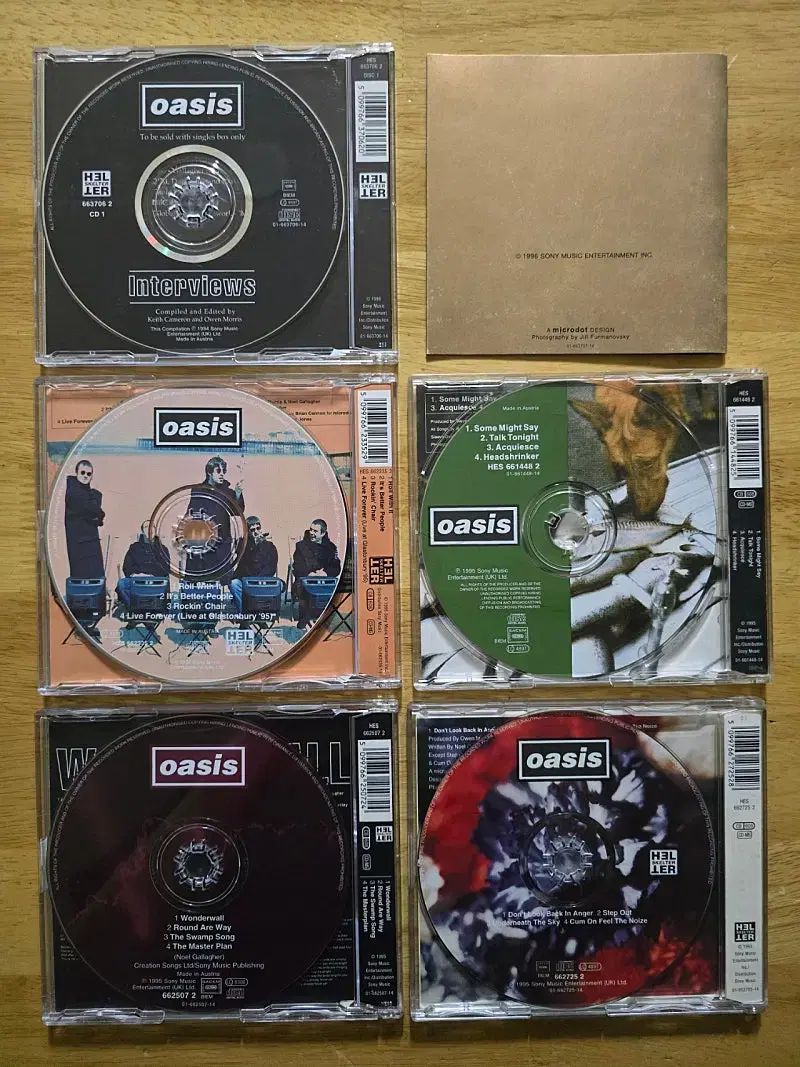 CD oasis オアシス ー Single ボックス セット 【公式通販】
