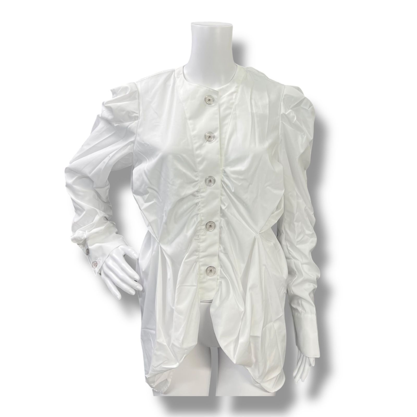 値下げ可能 Yohei Ohno タカラヅカシャツ サイズ36 Sサイズ 参考上代44000円 未使用品 YOHEI OHNO 24SS 