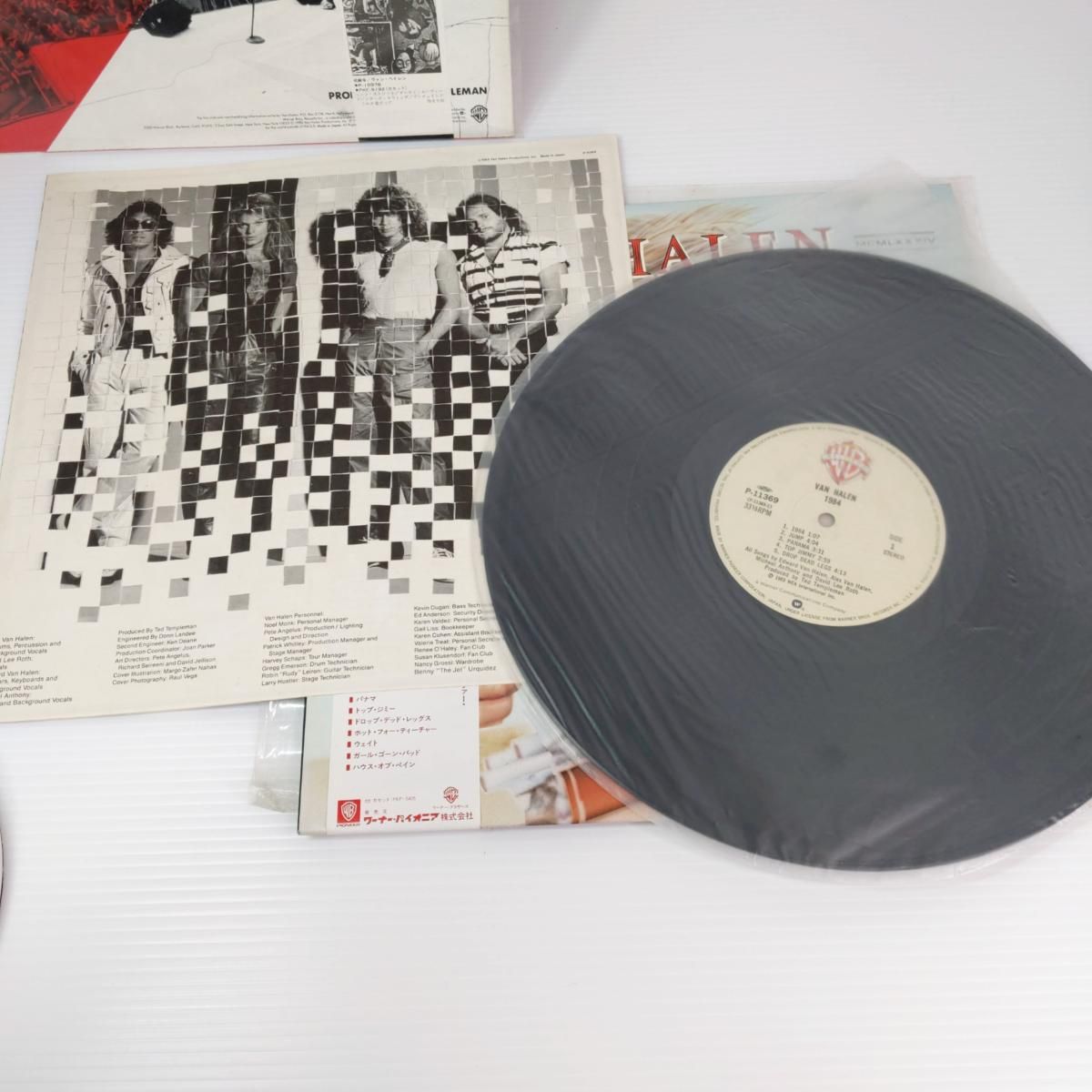 中古品】VAN HALEN ヴァンヘイレン レコード2枚セット ダイヴァー 