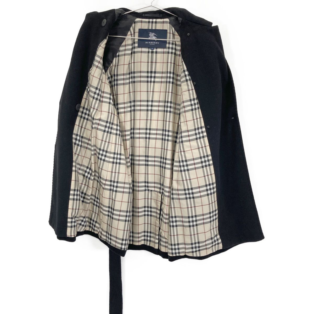 極美品】BURBERRY LONDON　アンゴラウール　トレンチコート三陽商会 超美品BURBERRY LONDON ☆アンゴラトレンチウールコート☆【お目立ち