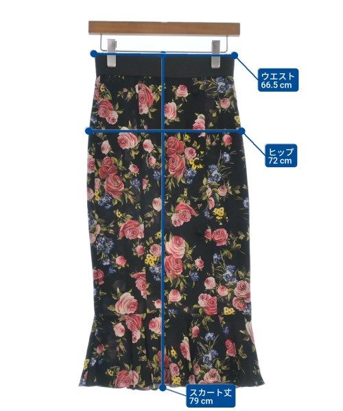 DOLCE&GABBANA ひざ丈スカート レディース 【古着】【中古】【送料無料