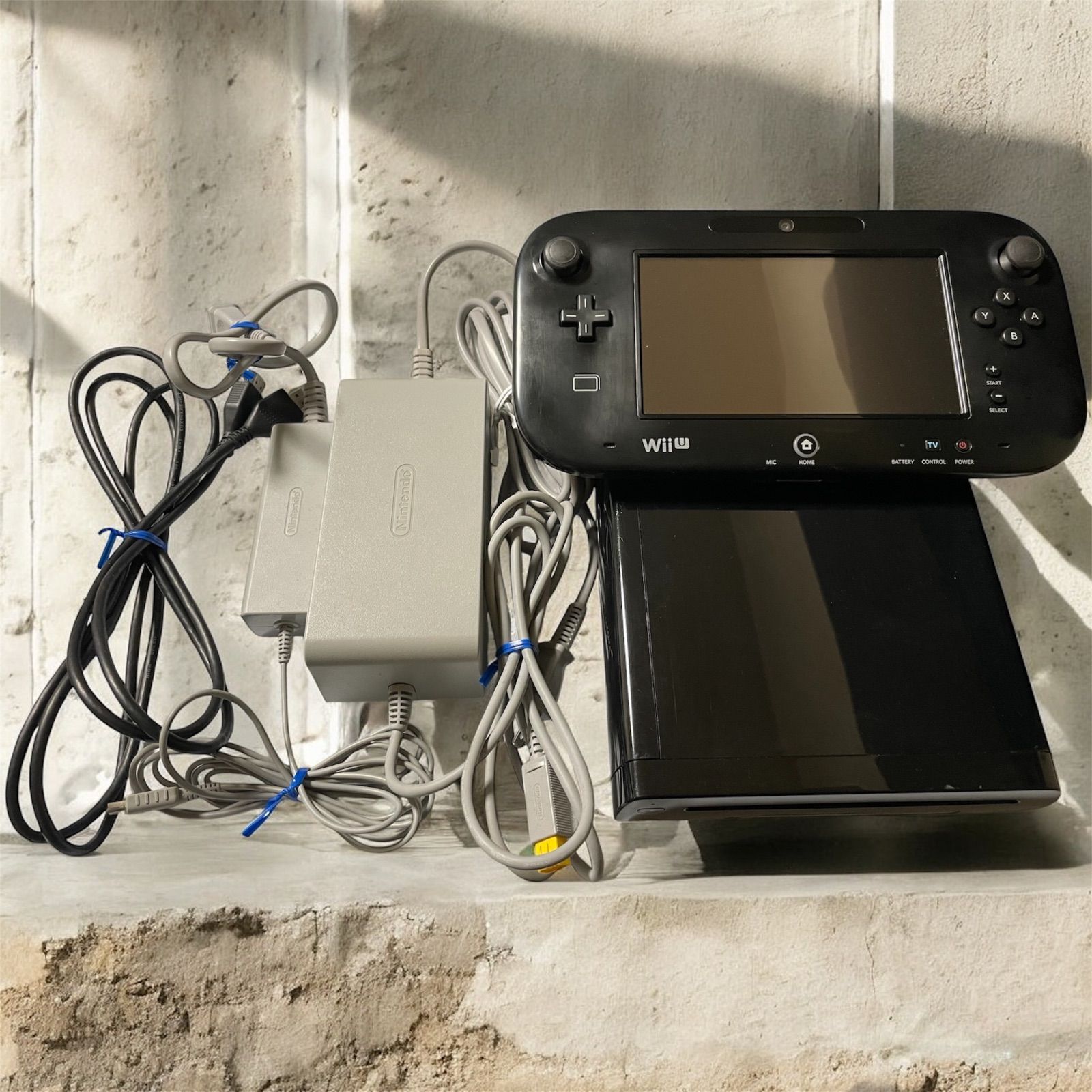 動作確認済み】Wii U プレミアムセット 32GB ニンテンドー クロ 黒 箱 