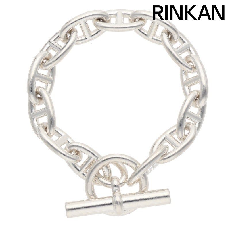 エルメス  Chaine d'Ancre GM シェーヌダンクルGMシルバーブレスレット メンズ 13LINK