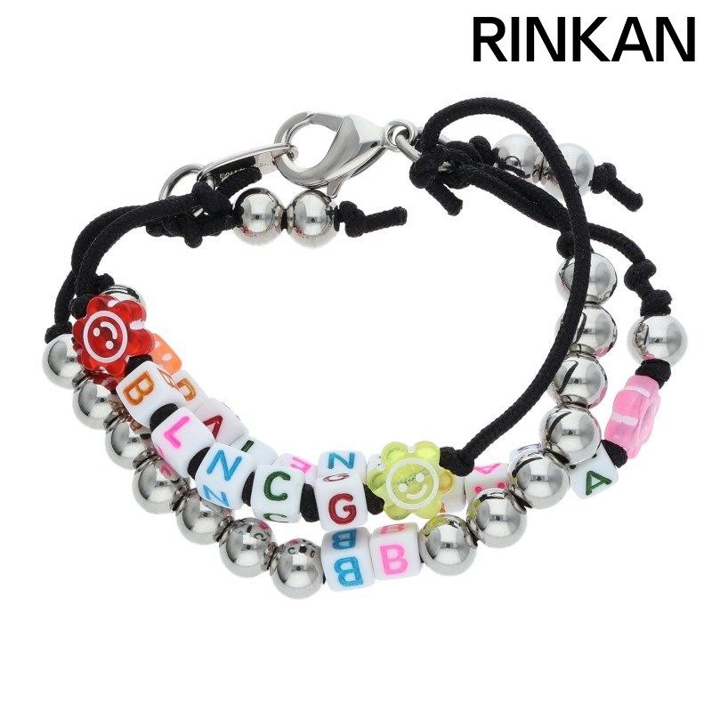 バレンシアガ keyring Bracelet ロゴマルチチャームブレスレット