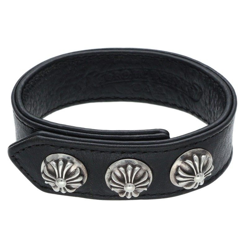 クロムハーツ 3BTN/2SNP/クロスボール3ボタン2スナップ レザー