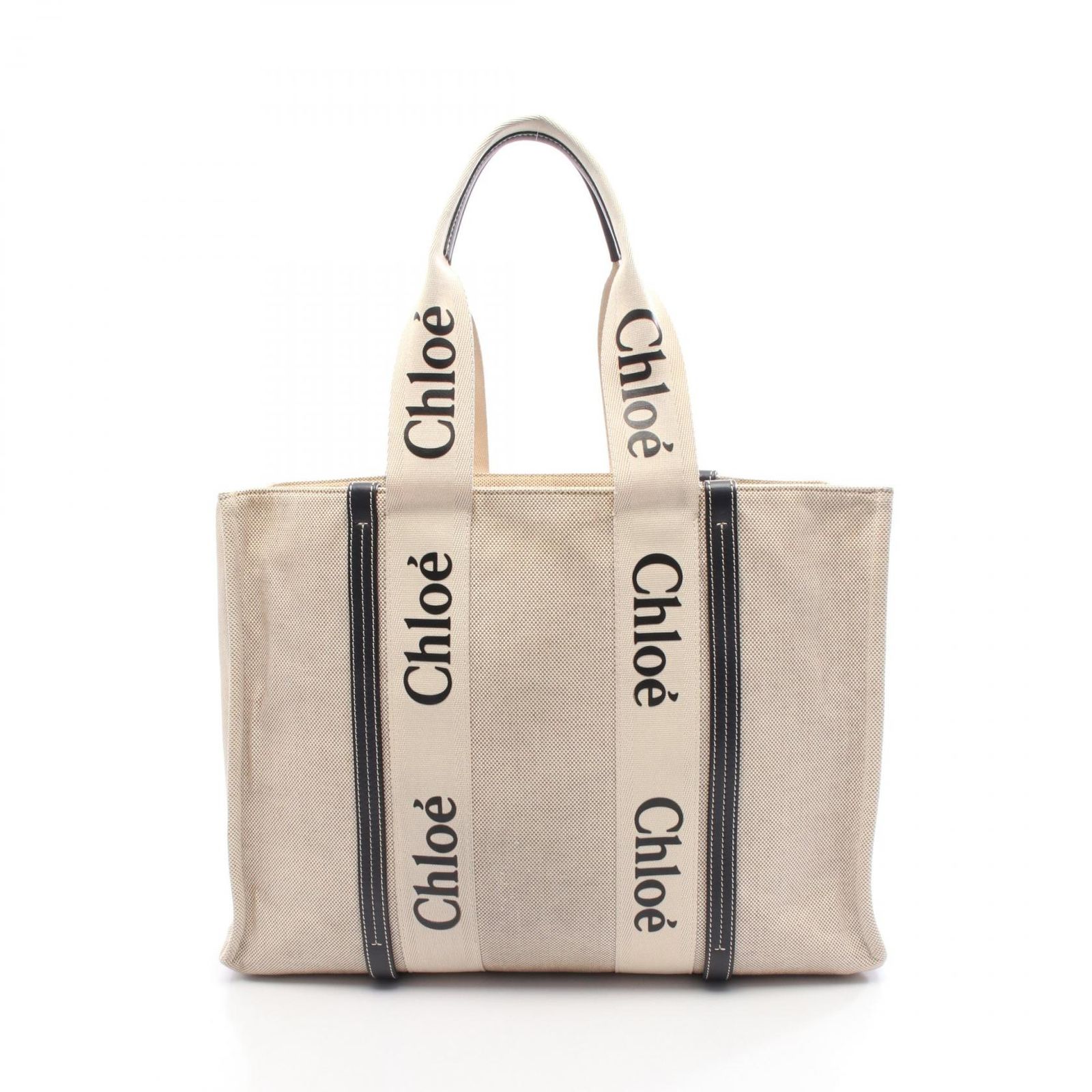 クロエ Chloe トートバッグ WOODY ラージ CHC21US382E6691J ベージュ 