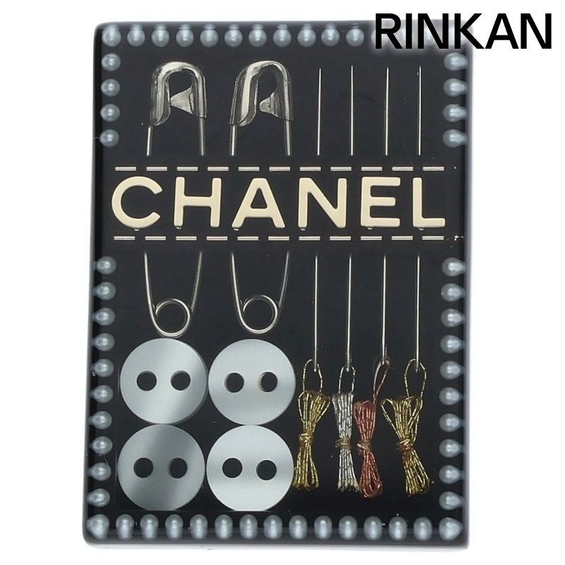 鑑定済✨激レア✨CHANELソーイングセットモチーフブローチシャネル