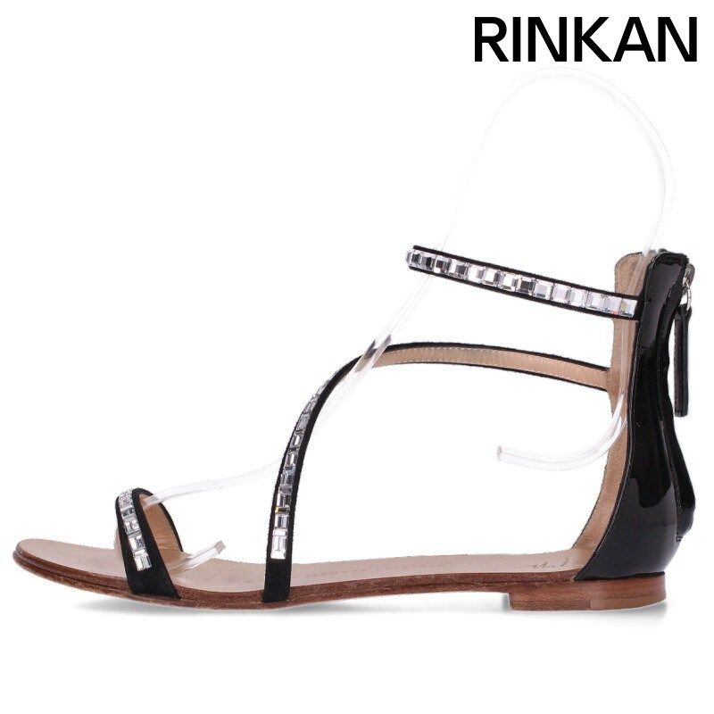 ジュゼッペ ザノッティ ビジューストラップサンダル レディース 36