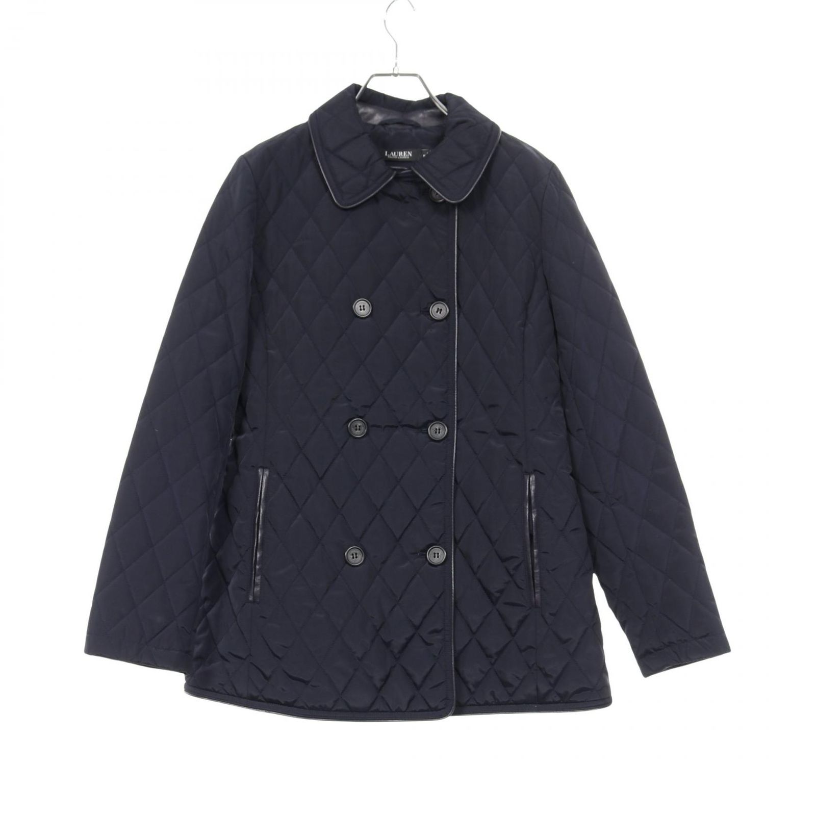 ラルフローレン コート ネイビー　キルティング ローレンラルフローレン LAUREN RALPH LAUREN ステンカラーコート