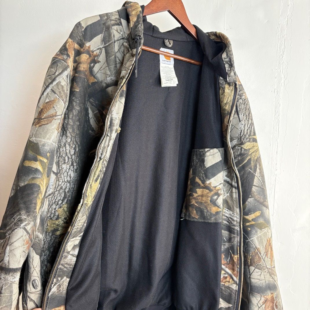 Carhartt リアルツリーカモ フルジップフーディ ジャケット J144 CMO