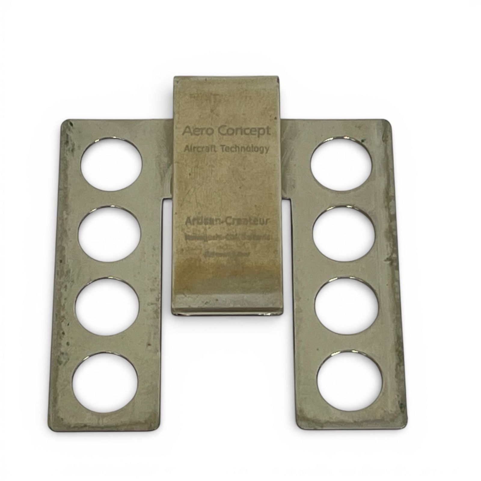 エアロコンセプト AERO CONCEPT マネークリップ クロコダイル 本革 エアロコンセプト AERO CONCEPT マネークリップ クロコダイル 本革