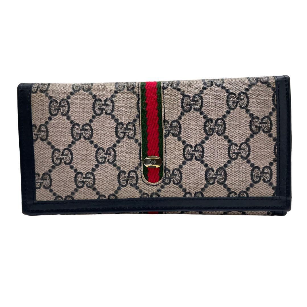 1640 GUCCI グッチ 長財布 オールド スプリーム シェリーライン - メルカリ