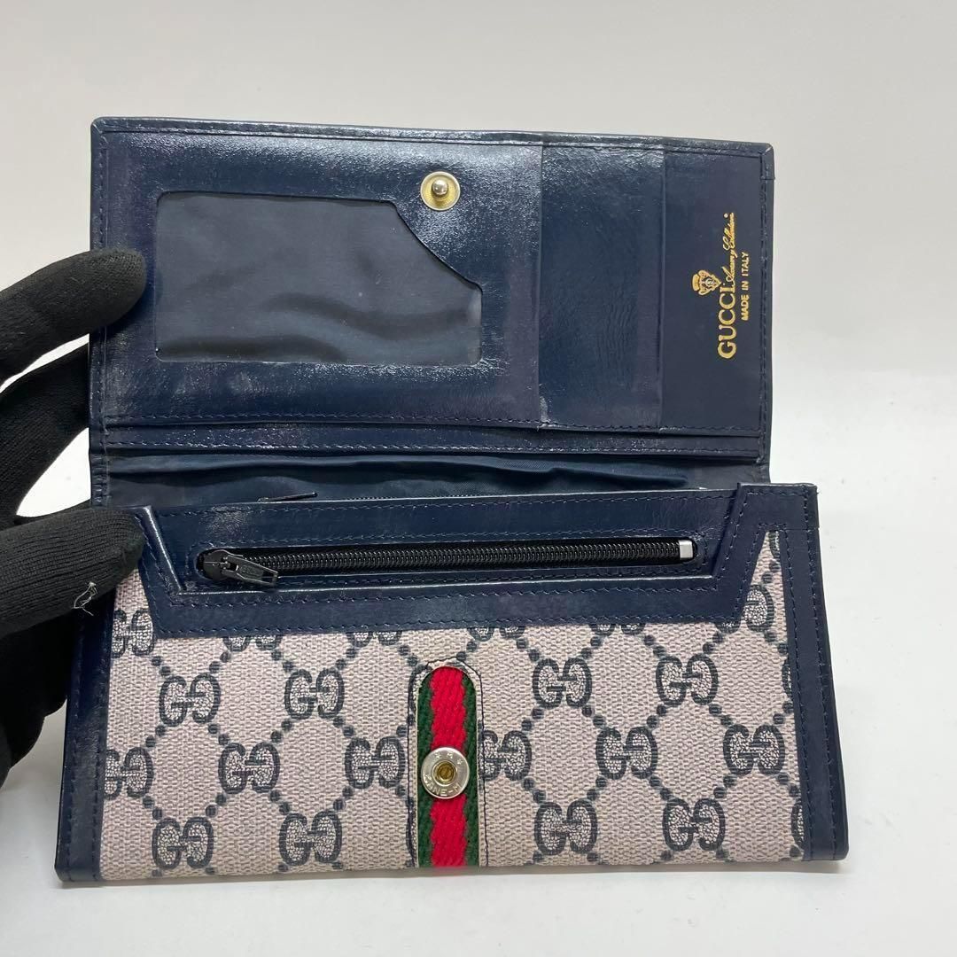 1640 GUCCI グッチ 長財布 オールド スプリーム シェリーライン - メルカリ