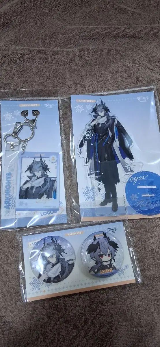 2025 AGF アークナイツ ロゴアクリルスタンド バッジキーホルダー