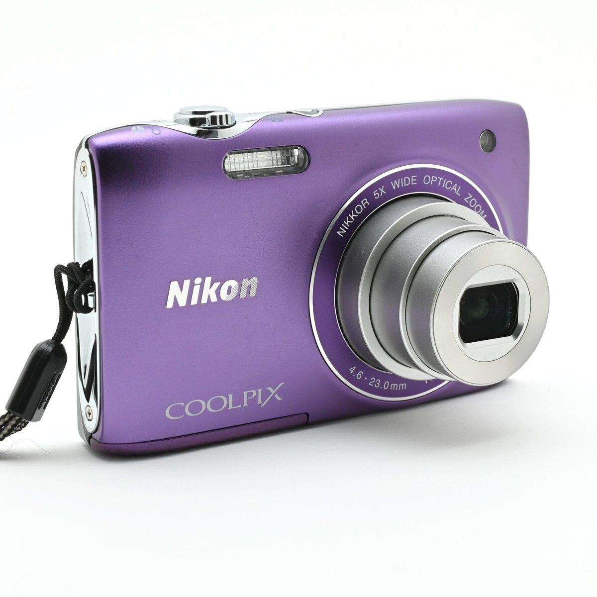 1087＜良品＞ NikonデジタルカメラCOOLPIX S3100 ファインパープル 